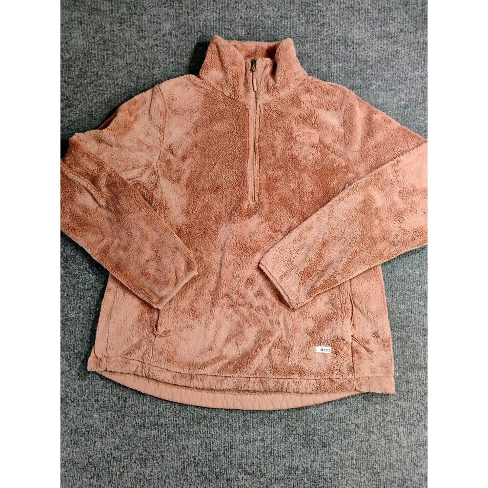The North Face Women's XL Osito Fleece 1/4 Zip Pullover Pink Jacket